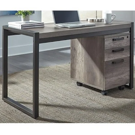 Contemporary Writing Desk with Open Ends 